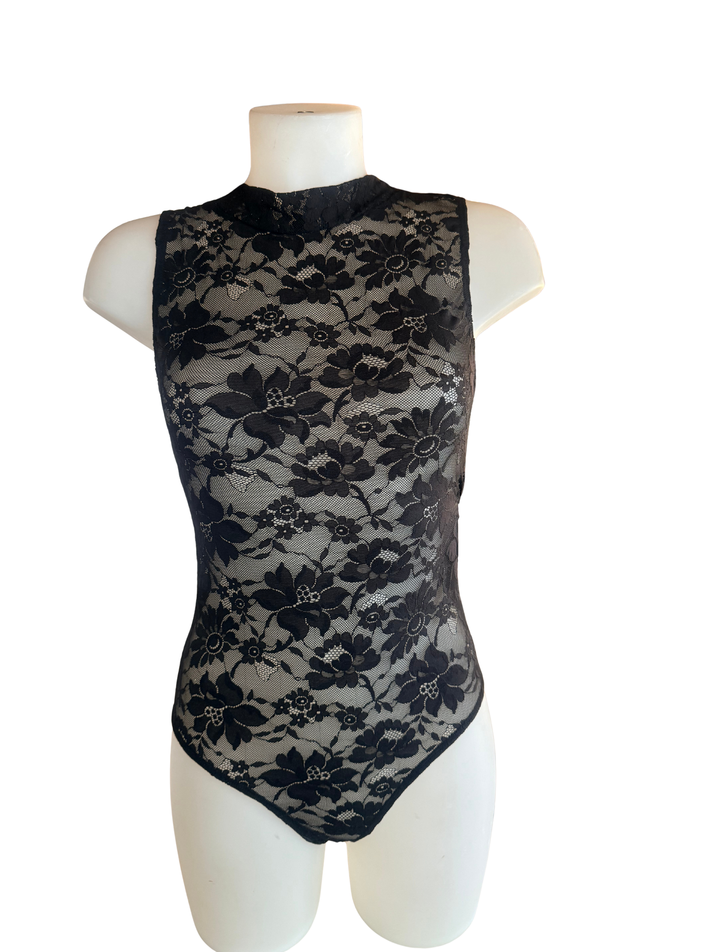 Body encaje cuello