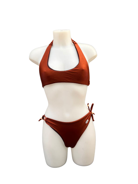 Bikini cafetal marron.